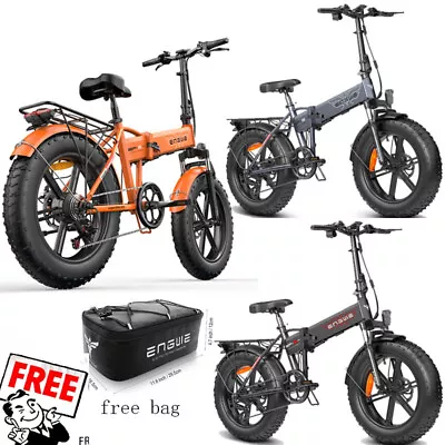 ENGWE E-Folding Bike For Adult 750W 20  Fat Tire E-Mountain Bike，UL2849Certified • $569.99