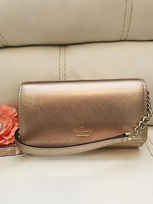 NEW KATE SPADE CAMERON STREET CORIN Rose Gold  HANDBAG CLUTCH CROSSBODY $178 • $256.43