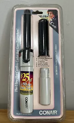 Vintage Conair Cordless Curls Combo 3/4  Curling Iron Hot Brush Model CA0267ACS • $30