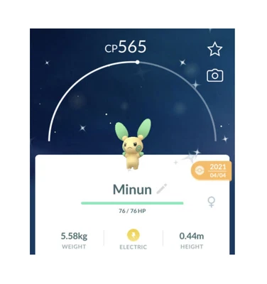 $3.99 • Buy Minun ✨ SHINY ✨ Pokemon ✨ TRADE ✨ Unregistered Or Registered ✨ GO