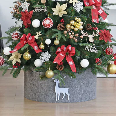 Christmas Tree Blanket Tree Skirt Round Base Christmas Tree Stand Cover. • $11.17