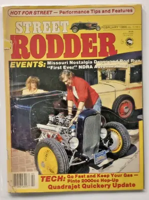 Street Rodder Magazine Feb 1986 Performance Tips And Features • $10.79