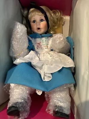 HTF ALICE IN WONDERLAND W/rabbit Marie Osmond Collectibles Disney Doll • $120