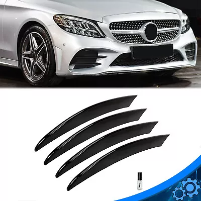 Fits 2014-2021 Mercedes-Benz C Class Sport Glossy Front Air Vent Cover Trim • $29.99