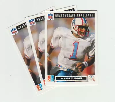 Warren Moon 1991 Upper Deck Dominos Pizza #11 Houston Oilers Hall Of Fame • $0.99