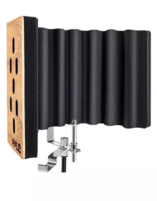 Jovial Pyle Wood Microphone Isolation Shield-Sound Isolation Recording Booth. • $99.99