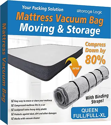 Foam Mattress Vacuum Bag For Moving Vacuum Seal Mattress Bag With Straps Best  • $31.55