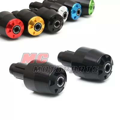 Black Handle Bar Ends Set For Kawasaki ZZR1100 90-95 96 97 98 99 00 01 • $50.78