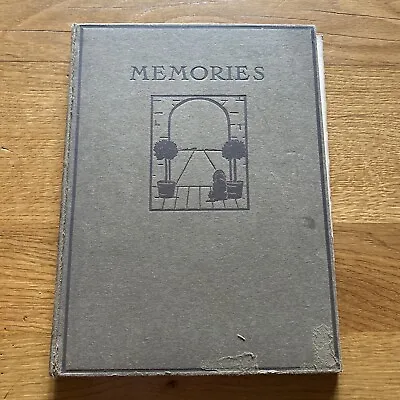 Memories By John Galsworthy - 1929 - Maud Earl Illustrated - Dogs Author's Dog • $26.12