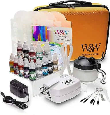 £124.99 • Buy Watson & Webb Complete Airbrush Cake Decorating Kit With 13 Colours & 1 Cleaner