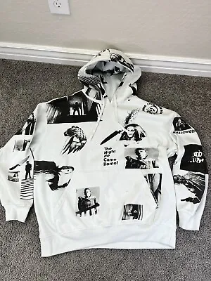 John Carpenters Michael Mike Myers Halloween Hoodie Size XL White/Black • $27.20