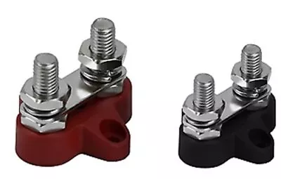 Bus Bar Power Terminal Blocks Negative M6 + M8 Positive Power Distribution Studs • $36.95