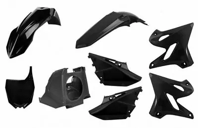 Polisport-Restyle Plastic Kit Black-Yamaha 2002-2014 YZ250/YZ125- 90718 • $159.90