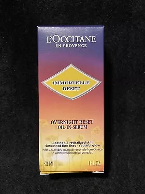 L’Occitane Immortelle Reset Overnight Reset Oil-in-Serum 1oz Brand New • $53