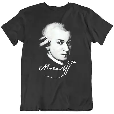 Wolfgang Amadeus Mozart Classical Music T Shirt Tee Mens Womens Gift New From US • $19.98