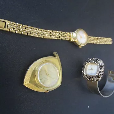 Vintage Ladies Watches Lot Lucerne Caravelle Boluva Vantage 17 Jewel • $10