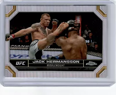 2024 Topps Chrome UFC #83 Jack Hermansson #83 Refractor • $3.50