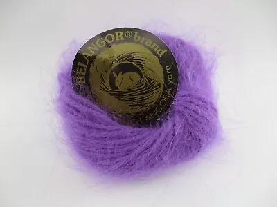 New BELANGOR 100% ANGORA Rabbit Fur Luxurious Yarn | 10Gr | 33Yds | Lilac • $11.95