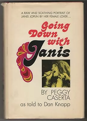 JANIS JOPLIN Going Down With 1973 Book Peggy Caserta Lover Raw/scathing Portrait • $32.49