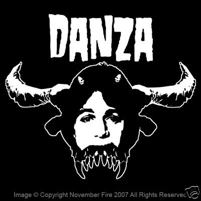 DANZA Tony Danza Parody Glenn Danzig Misfits Samhain Taxi Metal Shirt NFT348 • $20.99