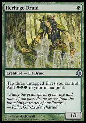 MTG Magic The Gathering Heritage Druid (126/153) Morningtide LP • $3.95