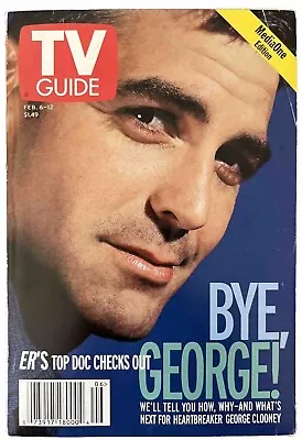 TV Guide Magazine February 6-12 1999 - Media One Edition -  George Clooney ER  • $5.99