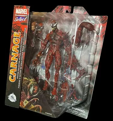 CARNAGE 2020 Marvel Select Diamond Disney Store Exclusive 8  Figure Spider-Man • $99.99