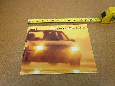 1995 Volvo Full Line 960 850 940 Sedan Wagon Sales Brochure 8 Pg ORIGINAL • $6