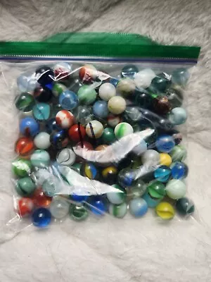 1 Lb Bag Of Vintage Marbles • $40