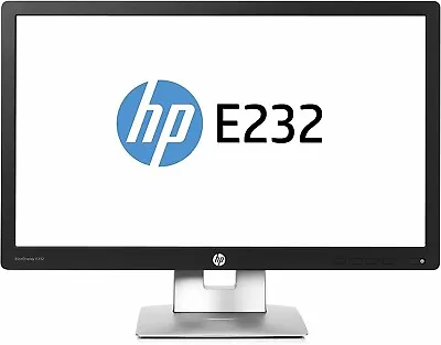 HP E232 EliteDisplay 23  HDMI Monitor FHD IPS LED Backlit LCD Screen VGA DP USB • £79.99