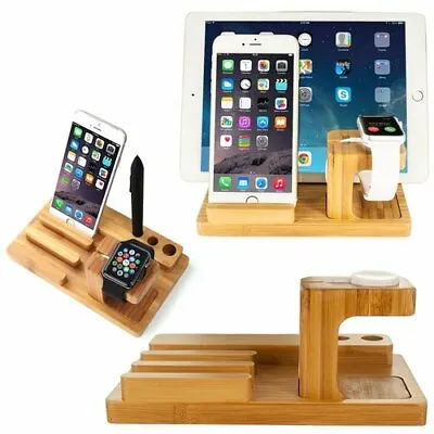 Charging Dock Stand Station Holder For Apple Watch IWatch IPad IPhone X XS 8 Tab • £16.99