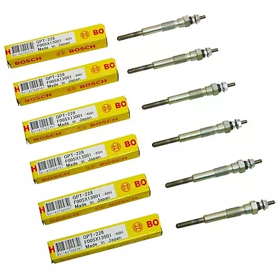6x 24 Volt Bosch Diesel Glow Plugs For HJ60 2H 4.0L 10/82-8/87 60 Series • $127.95
