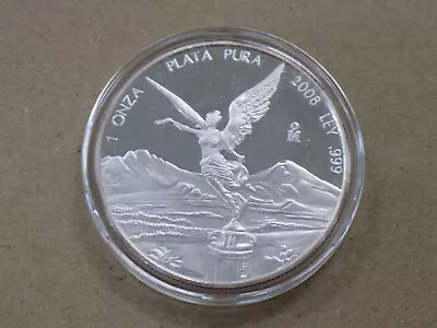 2008 Mexico Onza 1 Oz Silver Libertad Proof Coin • $85