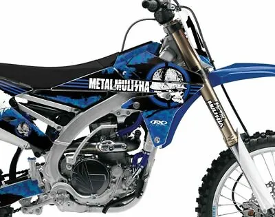 New Factory Effex 18-11226 Full Metal Mulisha Shroud Graphics Kit Blue Yz250f • $39.95