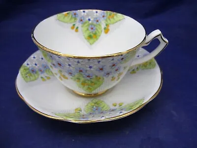 Vintage Gladstone Bone China Tea Cup & Saucer - Unusual Design - England • $12.05