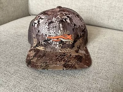 Sitka Mens Hunting Digital Camo Mesh Trucker Snap Back Hunting Hat One Size • $18.99