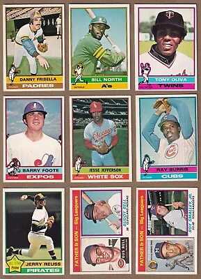 1976 O-Pee-Chee Baseball * You Pick * Conditions Listed • $1.25