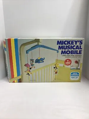 Vtg 1981 Mickey's Musical Mobile Child Guidance #72200-504 Walt Disney USA MADE • $21.99