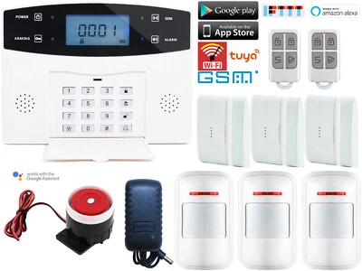 $75.99 • Buy C31 WiFi IP APP GSM TUYA Wireless Home Security Alarm Burglar System Auto Dialer