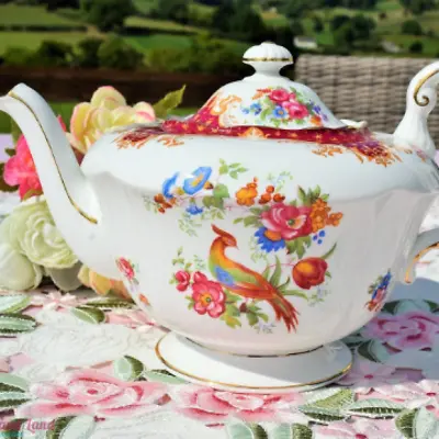£139 • Buy Paragon Rockingham Red Large Teapot
