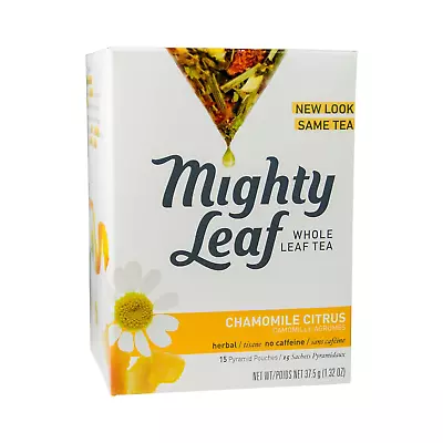 Mighty Leaf Tea Chamomile Citrus Hot Tea Bags 15 Ct • $19.97