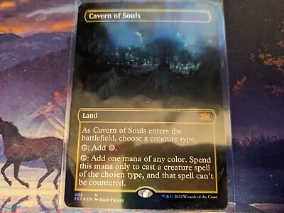 MTG Magic: The Gathering FOIL Cavern Of Souls Borderless 2X2! • $51.98