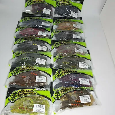 Mister Twister Spotted 6  Super Lizard 10 Count Pack Choose Color Bass Fishing • $4.99