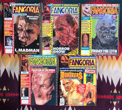 Fangoria Magazine Lot Of 5 Issues From 1989 Including Horror Spectacular 2. • $15