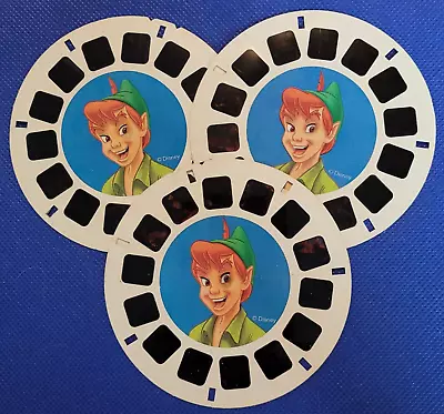 Disney Disney's Peter Pan Movie Cartoon View-master 3 Reels Reel Kid's Set • $15.99