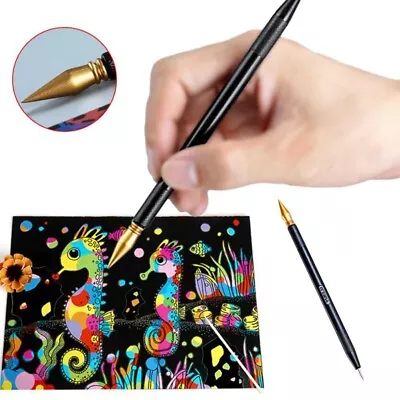 High Quality Stick Scraper Pen Tools For Artistic Painting And Drawing • £4