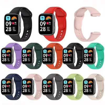 Replacement Wristband Smart Bracelet New Silicone Strap  Redmi Watch 3 Active • £3.42