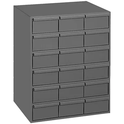 Metal 18 Drawer Hole Storage Bolt Bin Cabinet Compartment Fasteners Screws • $375