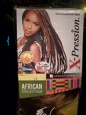 SENSATIONNEL XPRESSION SYNTHETIC SENEGAL BRAIDING HAIR SUPER X  BRAID Color #27 • $8.93