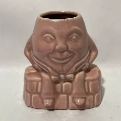 Vintage Mccoy Pottery Pink Humpty Dumpty Planter Vase • $24.99